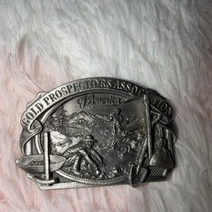 Vintage GPAA Gold Prospectors Belt Buckle Limited Edition 9562/10000 3in America