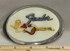 Rare Fender Guitar Belt Buckle