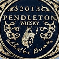 Montana Silversmiths 2013 Pendleton Whisky Let&rsquo;er Buck Rodeo Belt Buckle
