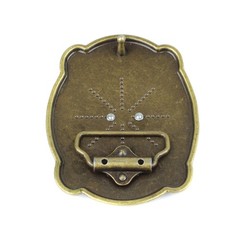 Floral Western Longhorn Bull Head Belt Buckle Antique Bronze Fits 1.5 inch Belt