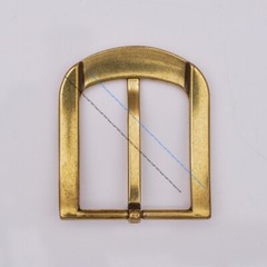 Metal Vintage Gold Mens Single Prong Jeans Pin Handmade DIY Leather Belt Buckle