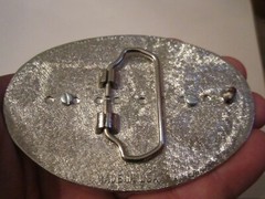 1976 BICENTENNIAL LIBERTY SILVER DOLLAR COIN BELT BUCKLE – GW-12