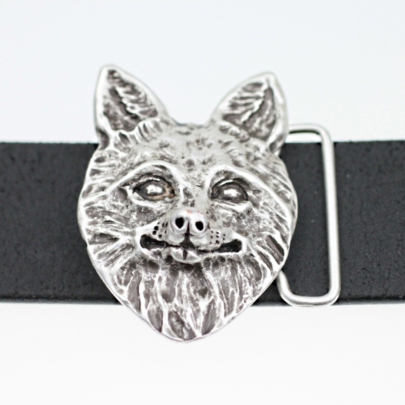 Belt Buckle Silver Dog Dog Werewolf Wolf Fairytale Interchangeable Buckle GS126