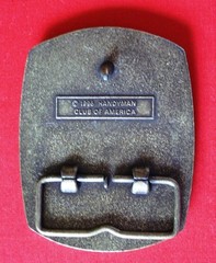 1996 Vintage Handyman Club of America Life Member Buckle