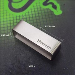 Pure Titanium Belt Loop Keeper Women Men&rsquo;s Belt Buckle Accessories Strap Ring