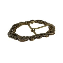 Western Relief Pattern Metal Belt Buckle Teenager Rock Fashion Belt Buckle