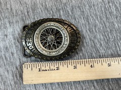Vintage Daytona Bike Week 1986 Belt Buckle Mens Biker USA The Buckle Tree