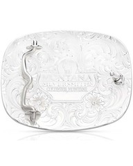 Montana Silversmiths Men's American Made Strength Belt Buckle – AM54910NF