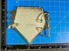 Spade Playing Cards W/ Birds Cutout NOS 2005 Hunters Vegas Baby! Belt Buckle
