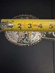 Vintage Artes Valenzuela AV Rodeo Horse Buckle & Charro Belt Mexico