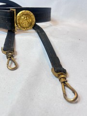 Vtg US Navy Officers Sword Belt And Buckle With Hangers Size 40 Meyer New York