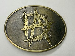TM & 2016 WWE Wrestler Dean Ambros Lootcrate Exclusive Gold Belt Buckle