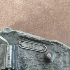 belt buckle 1979 Indiana Metal Craft locomotive train engine