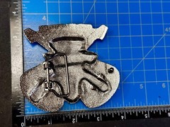 MUSIC Skull in Fedora Hat Crossed Electric Guitars Musician Rockstar Belt Buckle