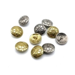 Brass Round Sewing Button Clothing Classic Button DIY lot