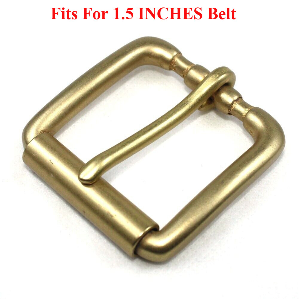 Solid Brass Belt Buckles Tongue Pin Belt Buckle Fits For 1.5 INCHES Belt New