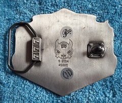Lucky Seven 7 Pewter Belt Buckle – Great American Products USA (2004) #4688C