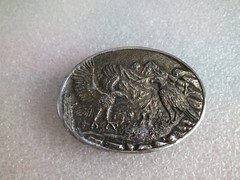 Vintage – Belt Buckle with Eagle – Donohue Enterprises – DENVER – Rita Stewart