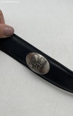 Huskers Black Studded Black Genuine Leather Belt – Men – Size 36