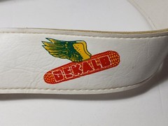 1975 VINTAGE DEKALB CORN DEALER BELT BUCKLE & ORIGINAL BELT CORN FEED SEED FARM
