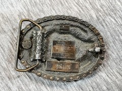 Vintage Daytona Bike Week 1985 Belt Buckle Mens Biker USA The Buckle Tree b