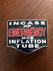 Emergency Funny Sex Joke With Bottle Opener Bar Joke Metal Men’s Belt Buckle