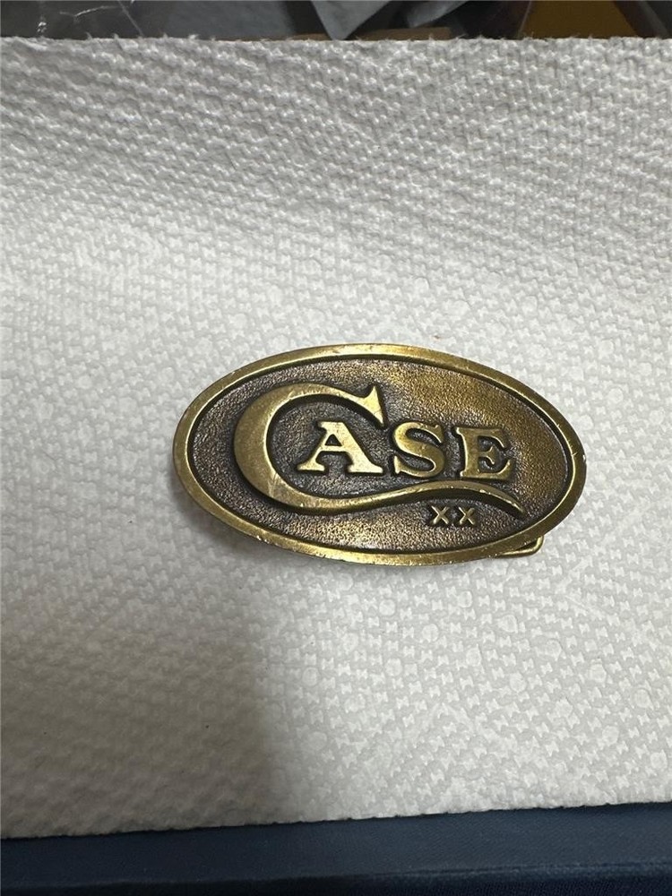 Vintage Case Brass Belt Buckle Made In U.S.A.
