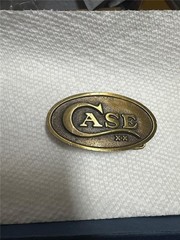 Vintage Case Brass Belt Buckle Made In U.S.A.