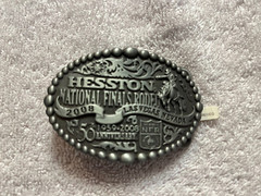 National Finals Rodeo Hesston 2008 Youth/Womens (Small) NFR Cowboy Buckle New