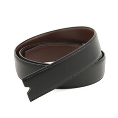 Genuine Leather Belt Men Automatic Replacement Belt Strap No Buckle Double-sided