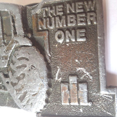 Vintage International Harvester 5288 The New #1 Tractor Belt Buckle Spec Cast