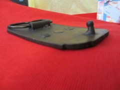 brass belt buckle fits under 2&Prime; belt car vintage model rectangle 3 5/8 « w 2 1/4 »