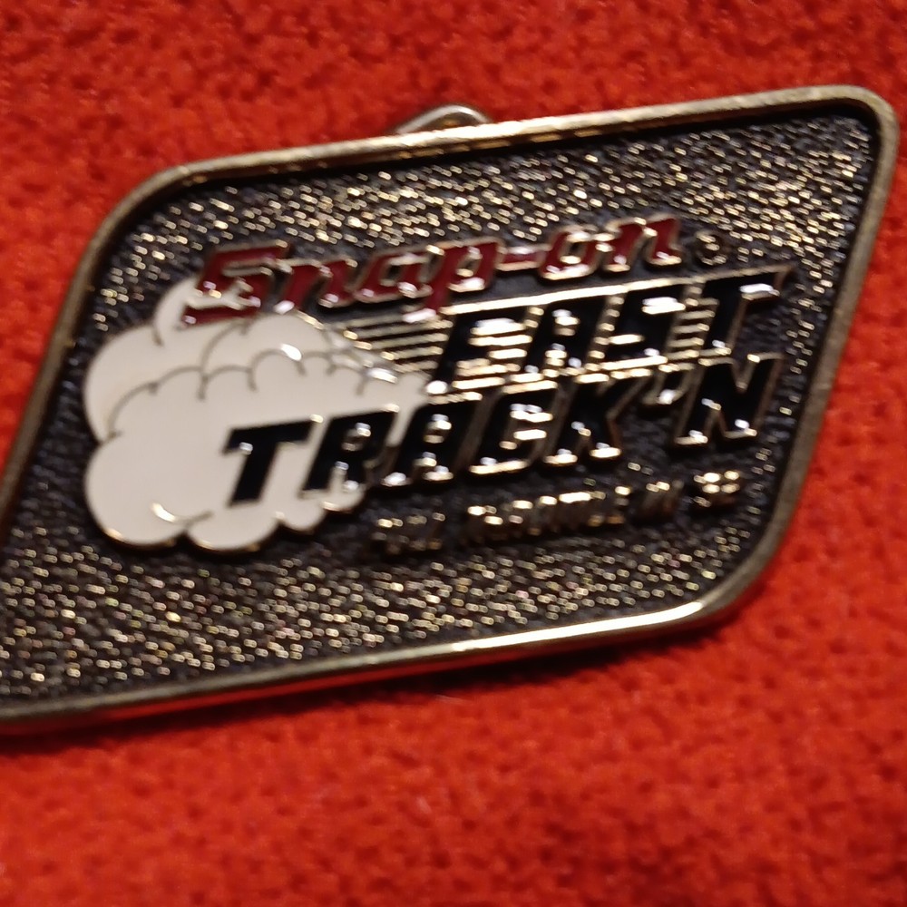 Snap-on Men&rsquo;s Western Brass Belt Buckle Antique Finish 1.5in MPN 1654 USA