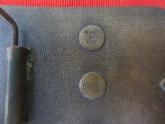 brass belt buckle fits under 2&Prime; belt car vintage model rectangle 3 5/8 « w 2 1/4 »