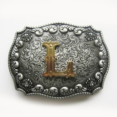 Western Initial Letter L Belt Buckle Gurtelschnalle also Stock in US