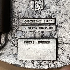 the great american buckle Co Pittsburgh Gear Neville Island Belt Buckle, 1977
