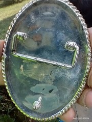 VINTAGE BEAUTIFUL ALPACA MEXICO BELT BUCKLE