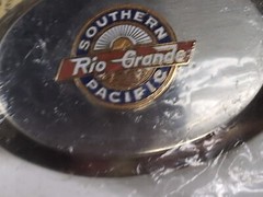 SOUTHERN PACIFIC RIO GRANDE RAILROAD Belt Buckle (Colorado RR Museum) NOS