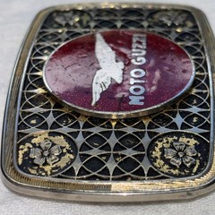 MOTO GUZZI MOTORCYCLE BELT BUCKLE-Vintage