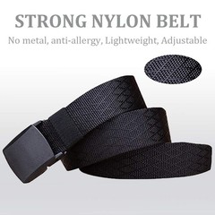 WYuZe Mens Military Tactical Web Belt, Waist: 28&Prime;-42&Prime;, Black-diamond Pattern