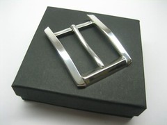 STERLING SILVER 925 BUCKLE AVAILABLE FOR 1&Prime; 1-1/8&Prime; 1-1/4&Prime; 1-3/8&Prime; 1-1/2&Prime; BELTS