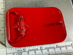 Iconic Pixelated Alien Space Invaders Arcade Game Red Black Enamel Belt Buckle