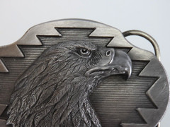1990 Arroyo Grande #AG44 Eagle Head Belt Buckle USA