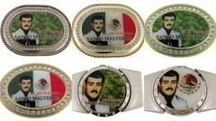 MALVERDE Belt Buckle Hecho en Sinaloa Mexican Flag Rodeo Western Cowboy Classic