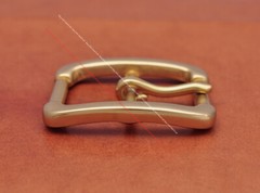 40mm HEAVY DUTY SOLID BRASS COWBOY CENTER BAR BELT BUCKLE LEATHERCRAFTS HARDWARE