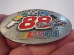 DALE JARRETT NASCAR #88 BELT BUCKLE – 3 1/4&Prime; X 2 1/2&Prime; – HEAVY – LIMITED ED. GW10