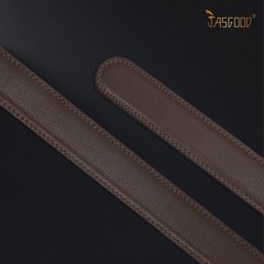 JASGOOD Men&rsquo;s Leather Ratchet Belt Strap Suit Pant Size 28&Prime;-44&Prime;, C-coffee