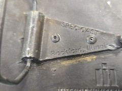 INTERNATIONAL HARVERSTER Spec Cast belt buckle USA TRACTOR farming BRASS western