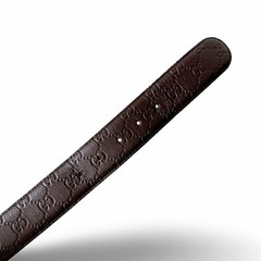 GUCCI Pre-Owned 411924 sima Interlocking Leather Belt