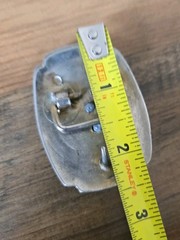 Western Silvertone Longhorn Bull Head Belt Buckle Cowboy/Cowgirl For 1&Prime; Strap